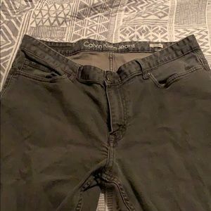Calvin Klein Slim Straight jeans- Gray